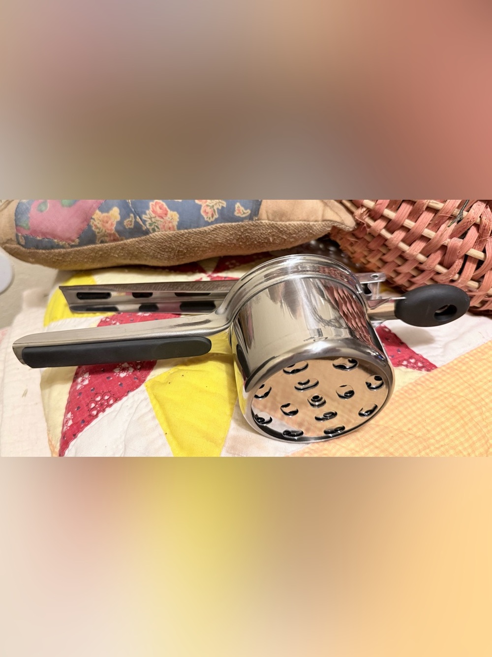 Stainless Steel Potato Ricer - Picture 3 of 5